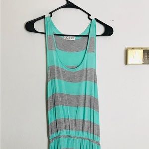 Striped maxi dress
